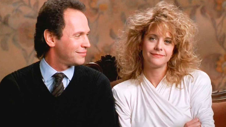 Billy Crystal as Harry Burns and Meg Ryan as Sally Albright in When Harry Met Sally...