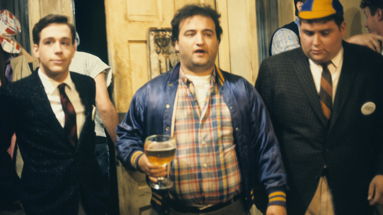 John Belushi, Stephen Furst, and Tom Hulce in Animal House