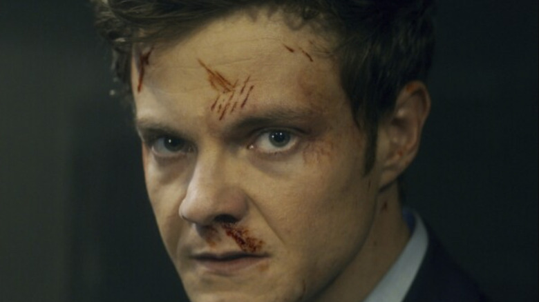 Nathan is not afraid to be bloody in Novocaine