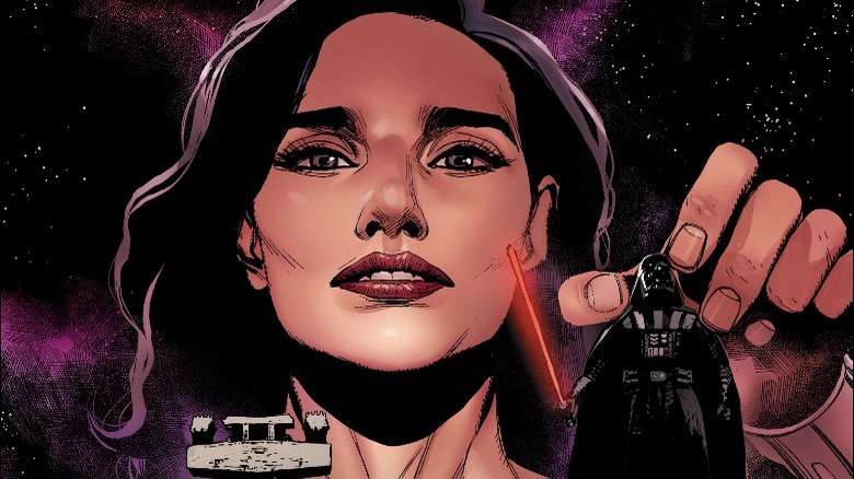 Qi'ra on the cover of "Star Wars: Crimson Reign" #5