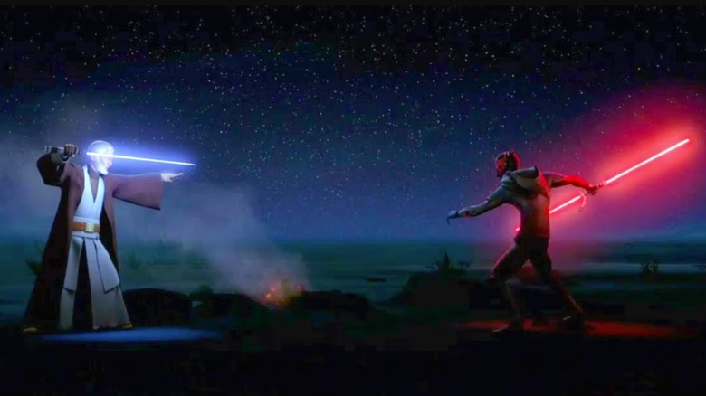 Obi-Wan duels Maul Rebels