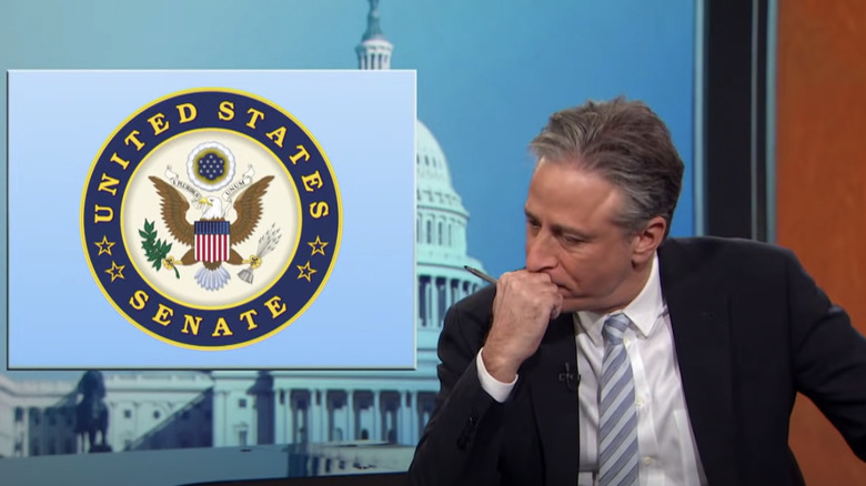 Jon Stewart on the Daily Show US Senate