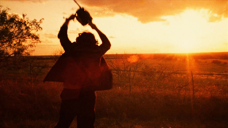 Gunnar Hansen stars as Leatherface in The Texas Chain Saw Massacre (1974)