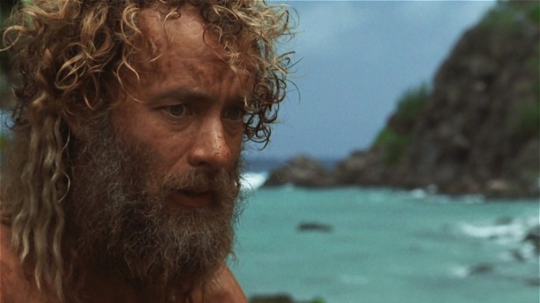 Tom Hanks scraggly hair Cast Away island