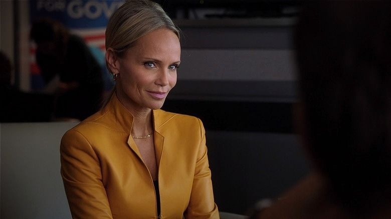 Kristin Chenoweth Good Wife Peggy Byrne yellow suit