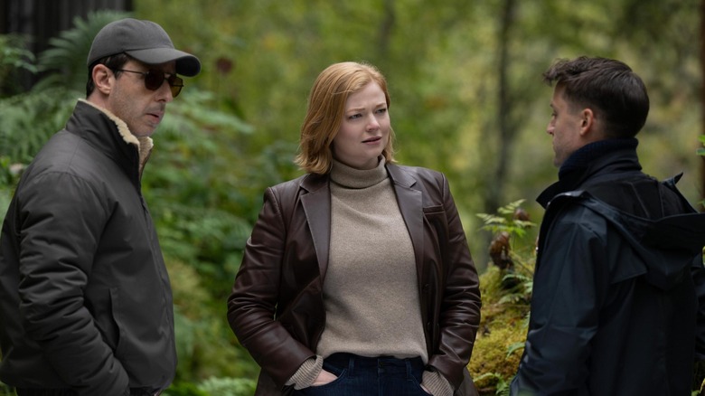 Jeremy Strong, Kieran Culkin, and Sarah Snook in Succession