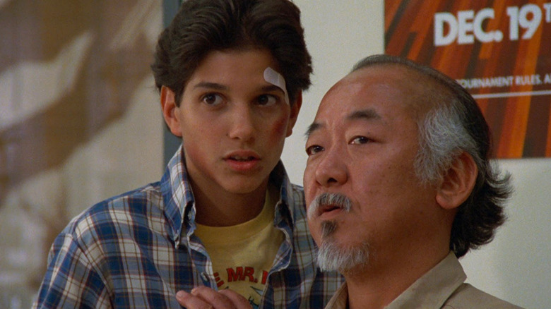 O Karatê Kid Ralph Macchio Pat Morita