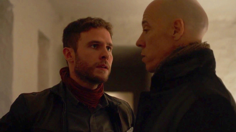 Iain De Caestecker and Joel Stoffer in Agents of SHIELD