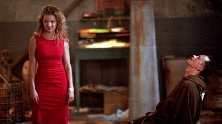 Clare Kramer and Ravil Isyanov in Buffy the Vampire Slayer