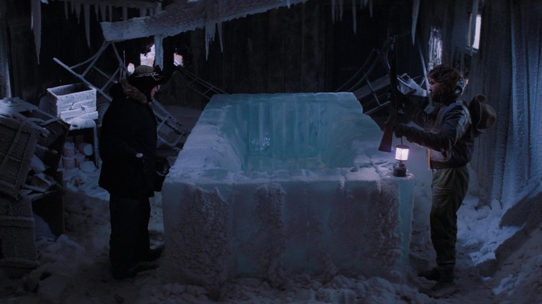 The Thing 1982 ice coffin