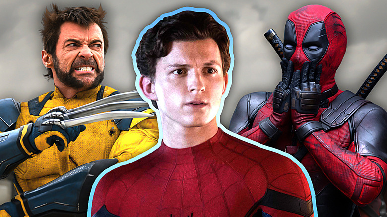 Spider-Man Tom Holland, Wolverine, Deadpool