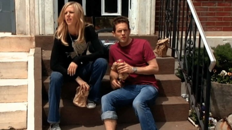 Kaitlin Olson and Glenn Howerton in It's Always Sunny in Philadelphia