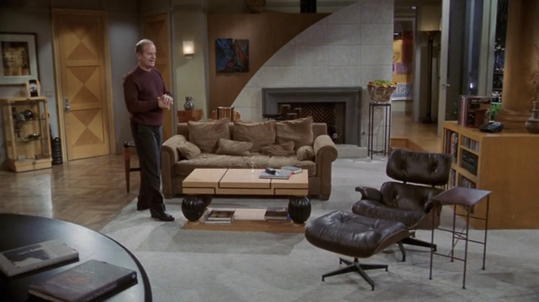 Frasier in his apartment