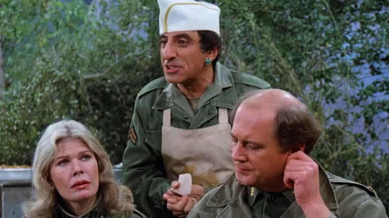 Loretta Swit, Jamie Farr, and David Ogden Stiers on M*A*S*H