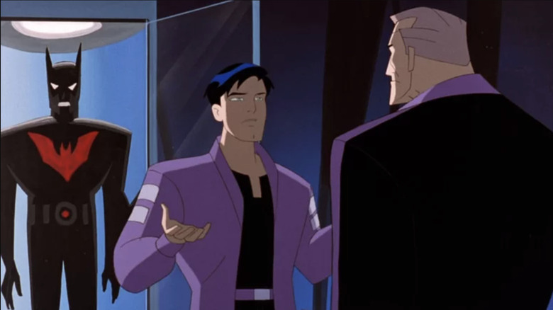 Terry McGinnis and Bruce Wayne in Batman Beyond