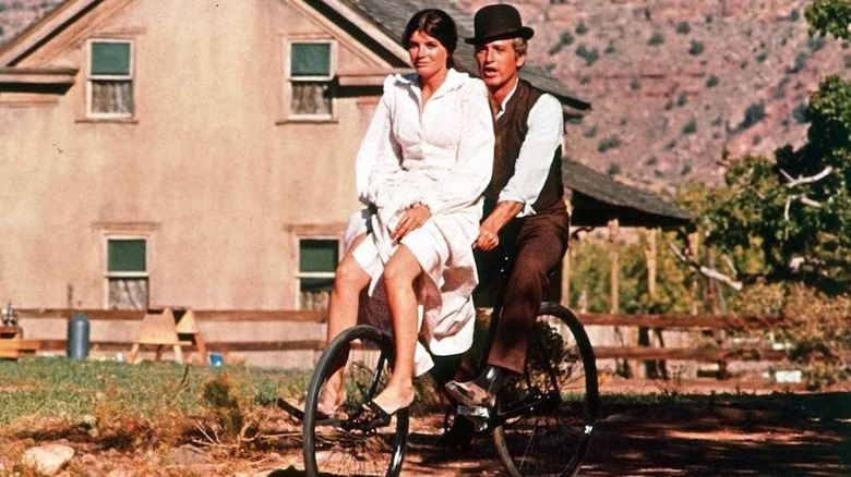 Katharine Ross and Paul Newman in Butch Cassidy and the Sundance Kid