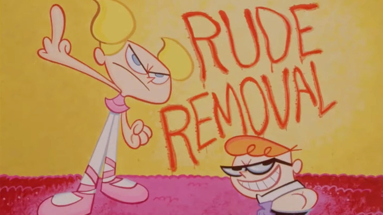 Rude Removal title card from Dexter's Laboratory