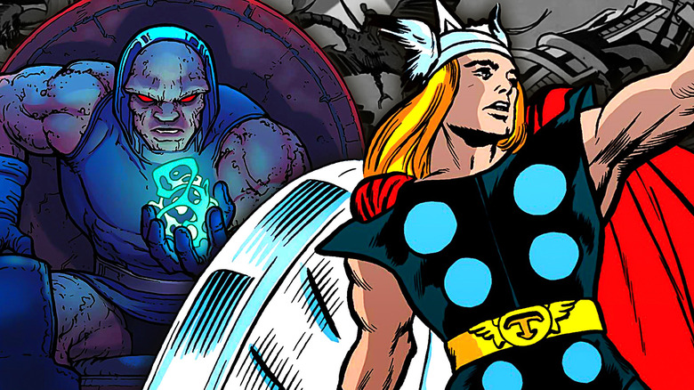 The Jack Kirby comic book versions of Darkseid and Thor