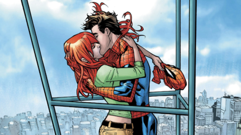 Beijo de Mary Jane do Homem-Aranha