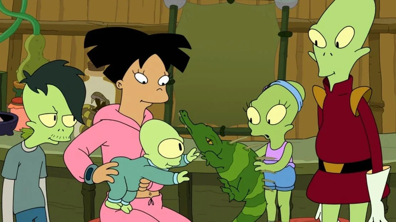 Futurama, Kif, Amy, their three kids