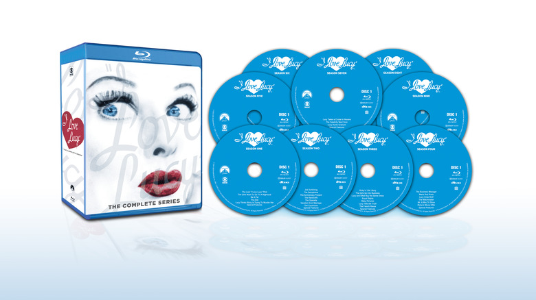 Imagem promocional do conjunto Blu-ray I Love Lucy