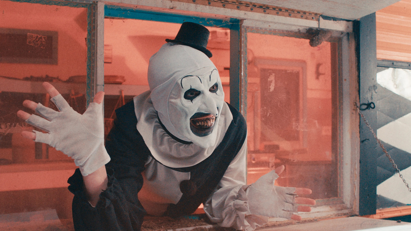 One of the scariest scenes in Terrifier 2 was a total accident