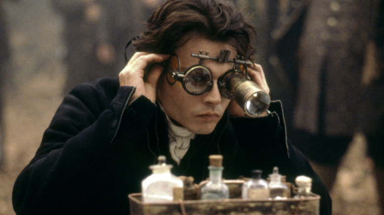 Johnny Depp en la película Sleepy Hollow