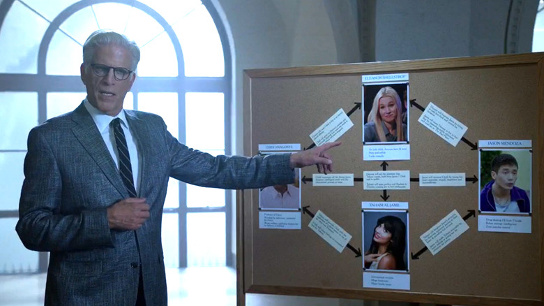 The Good Place, Michael explaining his plans for torture