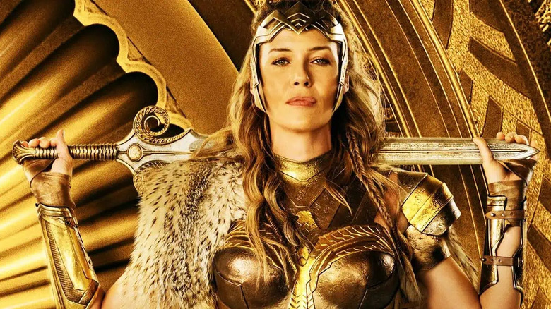 Connie Nielsen as Hippolyta Wonder Woman 2017 poster