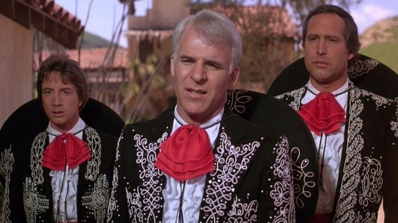 Three Amigos Martin Short with Steve Martin and Chevy Chase