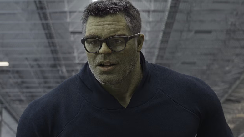 Avengers: Endgame close-up of Professor Hulk