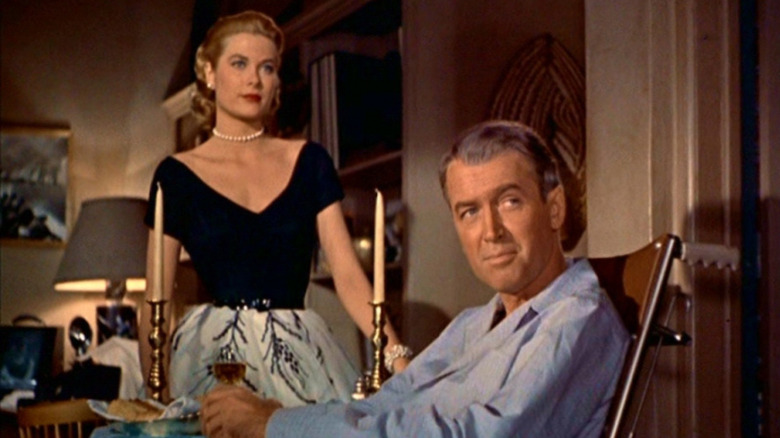 Grace Kelly and James Stewart in 'Rear Window'