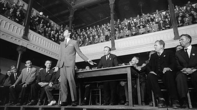 Anthony Perkins in court