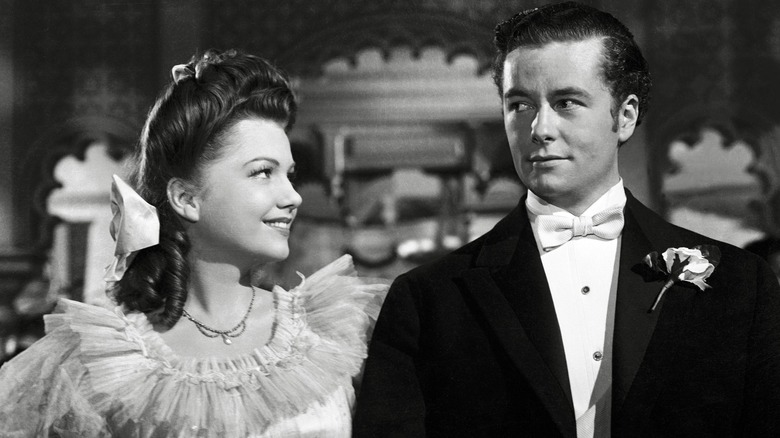 Anne Baxter and Tim Holt in The Magnificent Andersons