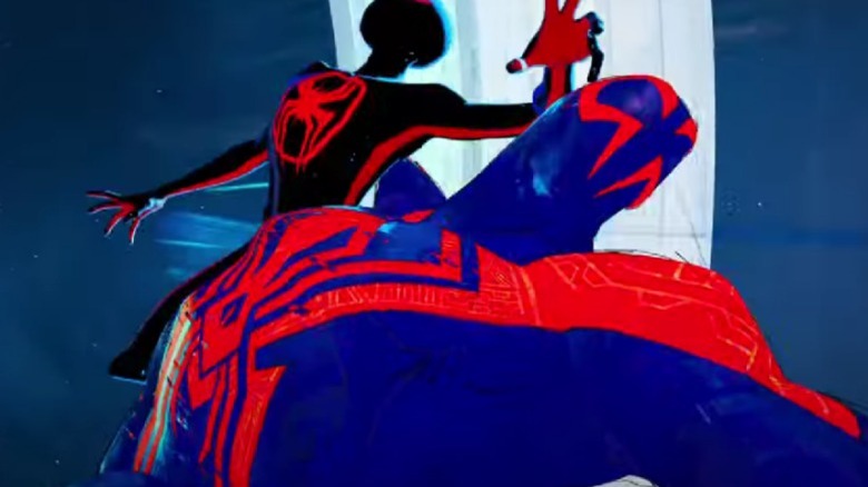 Miles and Miguel in Across the Spider-Verse