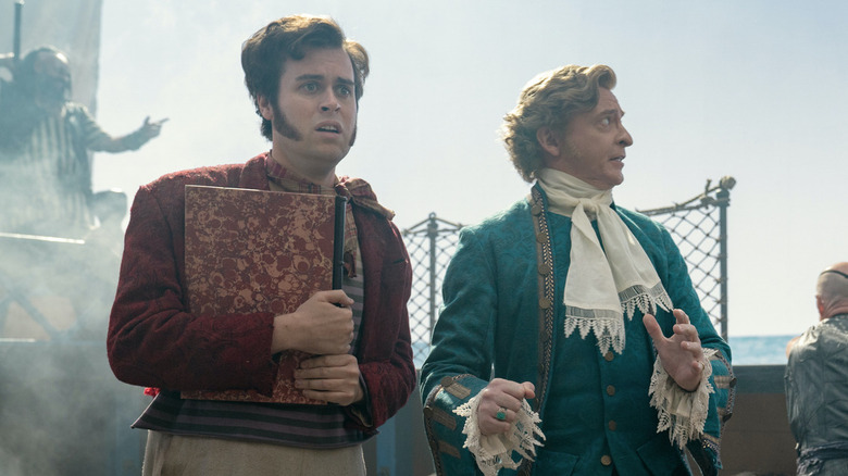 Nathan Foad and Rhys Darby as Lucius and Stede Bonnet in Our Flag Means Death