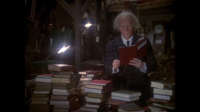 An American Christmas Carol Winkler Scrooge reads books