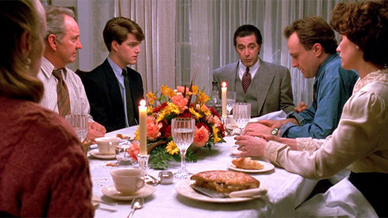 Scent of a Woman Al Pacino at Thanksgiving dinner