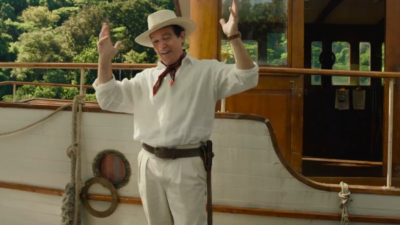 Hunter Cabot welcoming people to his boat in Paddington in Peru