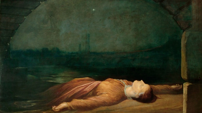 GF Watts painting "Found Drowned," c. 1850