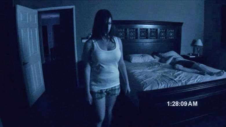 katie and micah bed paranormal activity