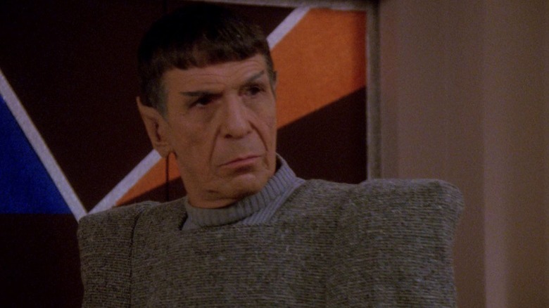 Leonard Nimoy in Star Trek: The Next Generation