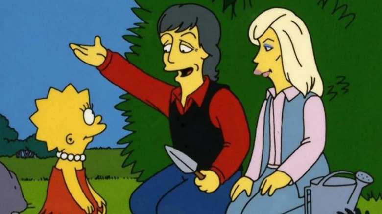 Paul e Linda McCartney Os Simpsons