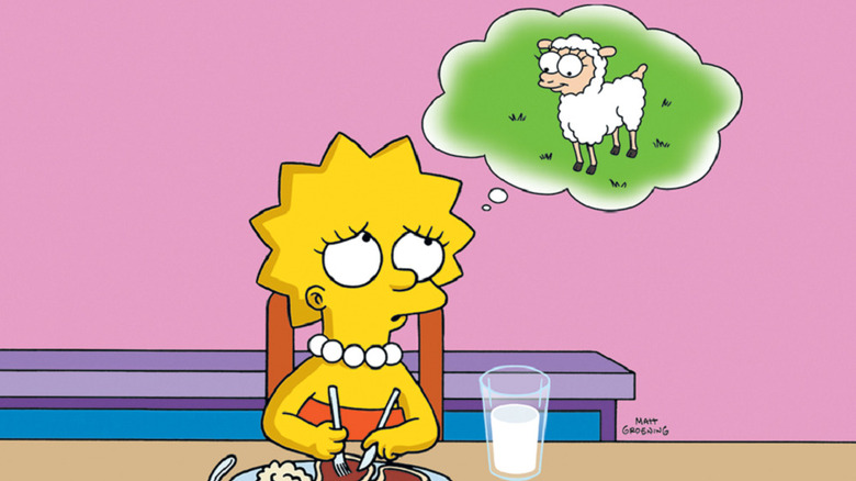 Os Simpsons Lisa Simpson vegetariana