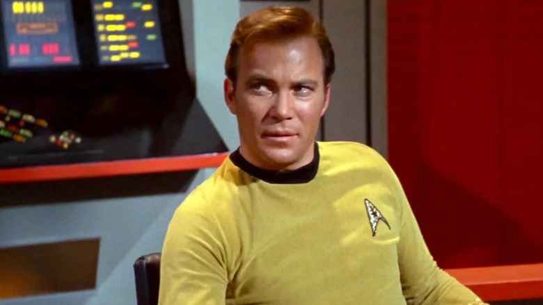 William Shatner as Captain Kirk in Star Trek