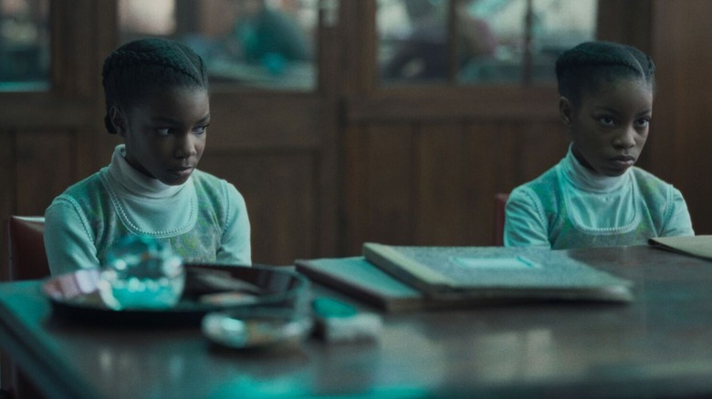 Leah Mondesir-Simmonds and Eva-Arianna Baxter in The Silent Twins