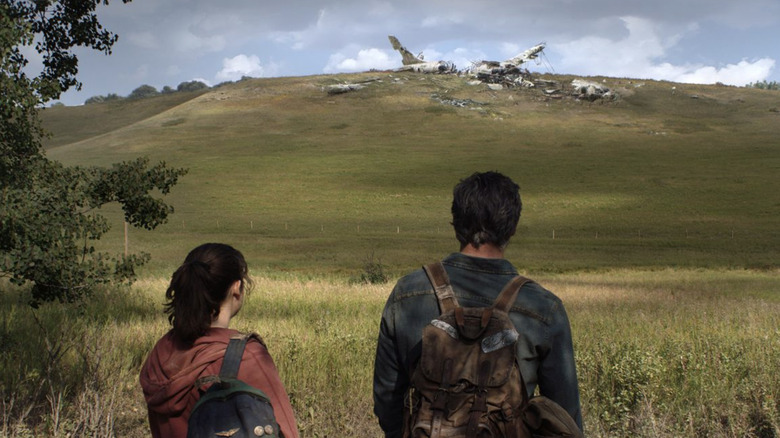 Bella Ramsey and Pedro Pascal in The Last of Us