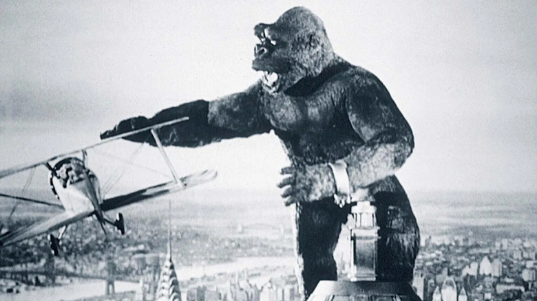 King Kong on top of the Empire State Building