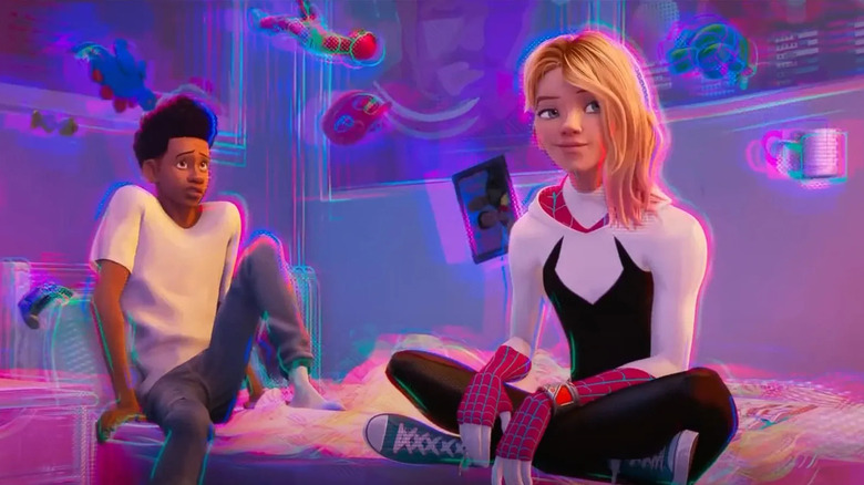 Miles and Gwen in Spider-Man: Across the Spider-Verse