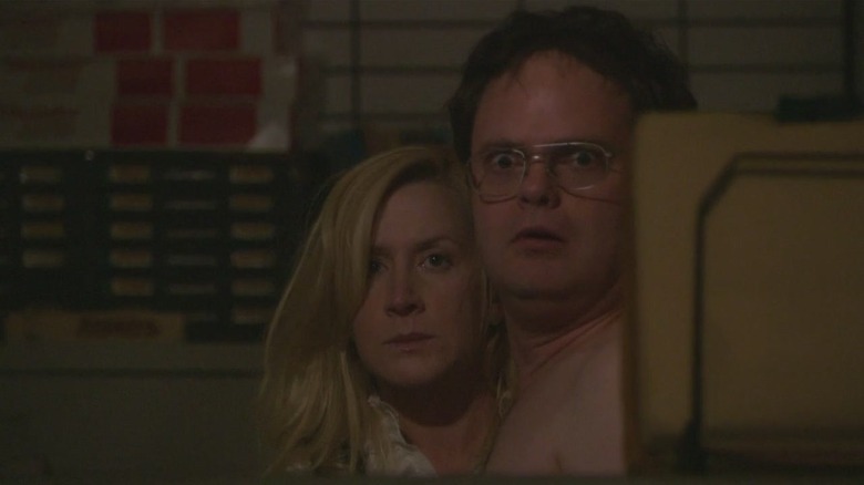 Angela Kinsey Rainn Wilson caught cheating The Office